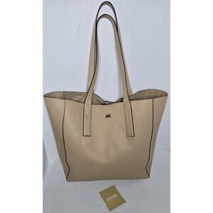 Michael Kors Junie Large Leather Tote Bag Butternut 17x13"